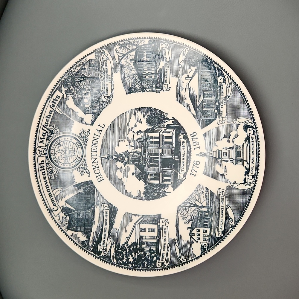 Kettlesprings Kilns Saugus Historical Society Bicentennial Collector's Plate